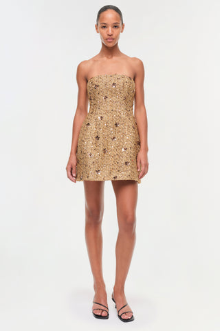 Kit Gilded Tweed Mini Dress