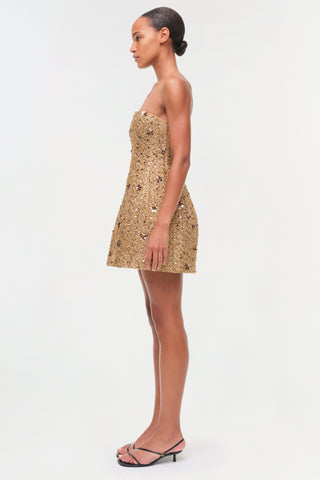 Kit Gilded Tweed Mini Dress