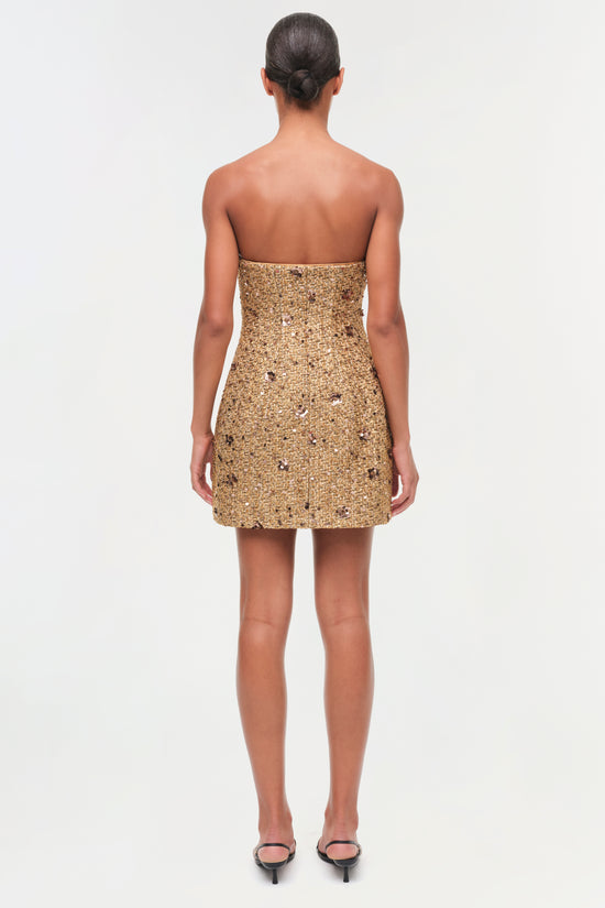 Kit Gilded Tweed Mini Dress