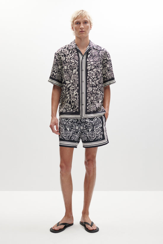 Clarke Printed Silk Shirt
