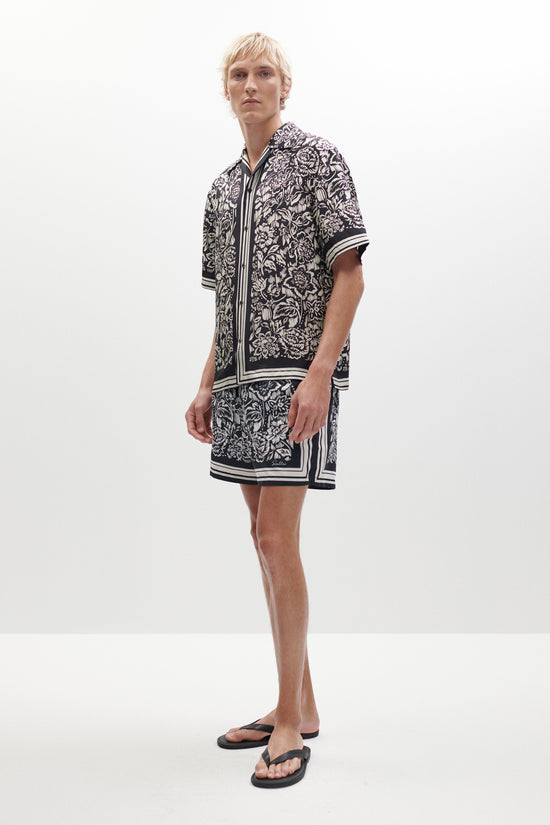 Clarke Printed Silk Shirt