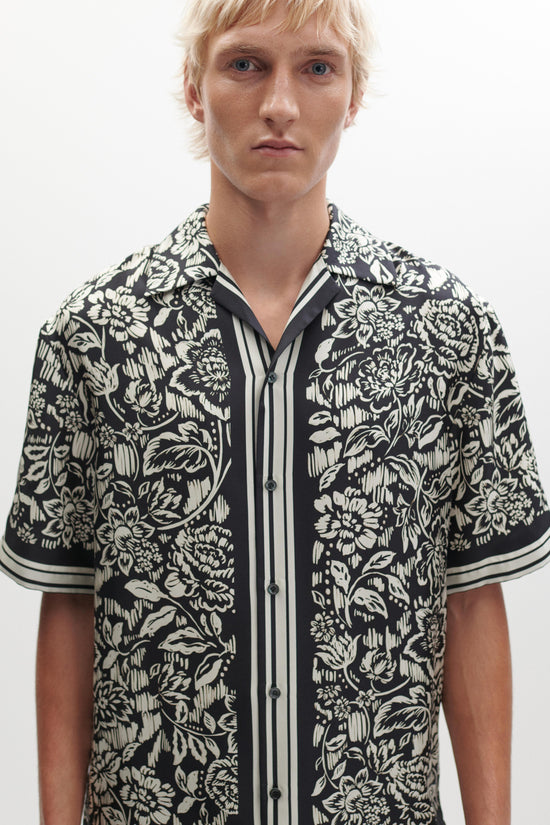 Clarke Printed Silk Shirt