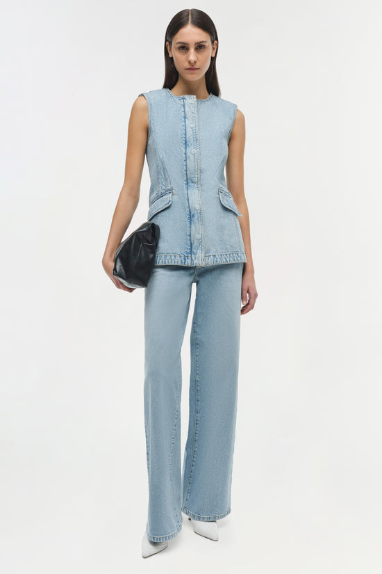 Charley Denim Top