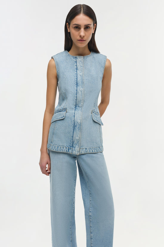 Charley Denim Top