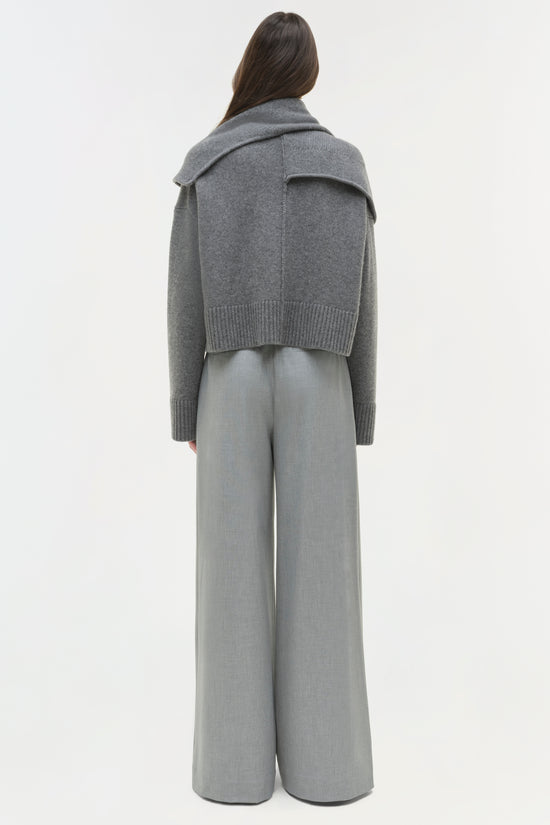 Elson Wool Cashmere Scarf Sweater