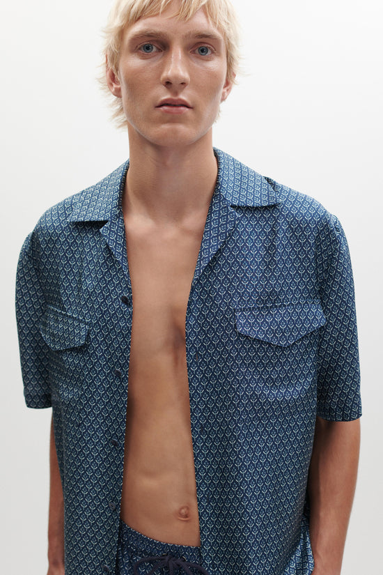 Clarke Printed Silk Shirt