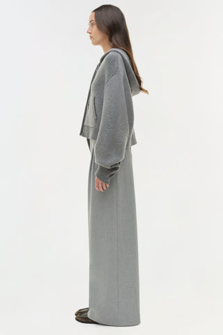 Dakota Wool Cropped Hoodie