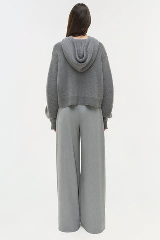 Dakota Wool Cropped Hoodie