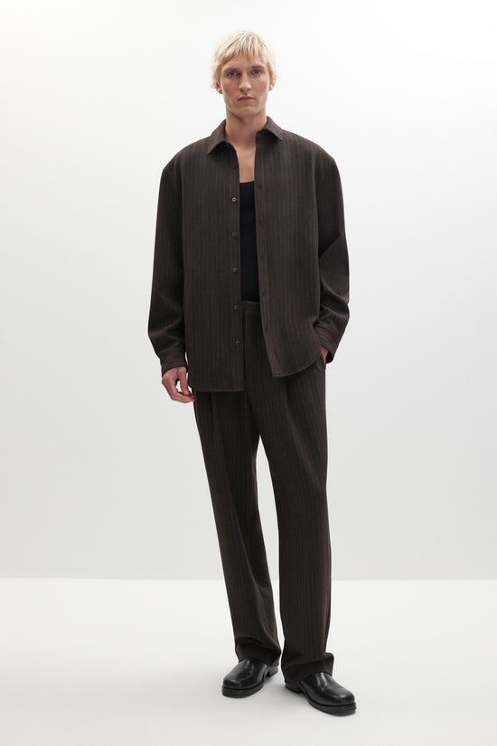 Everett Pinstripe Overshirt