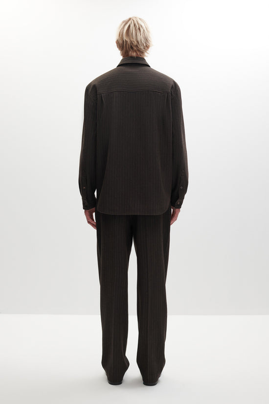 Everett Pinstripe Overshirt