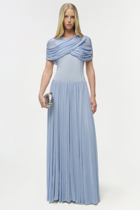 simkhai adalys strapless jersey dress SIMKHAI Women's Adalys Bustier Dress in Tidepool, Size 4