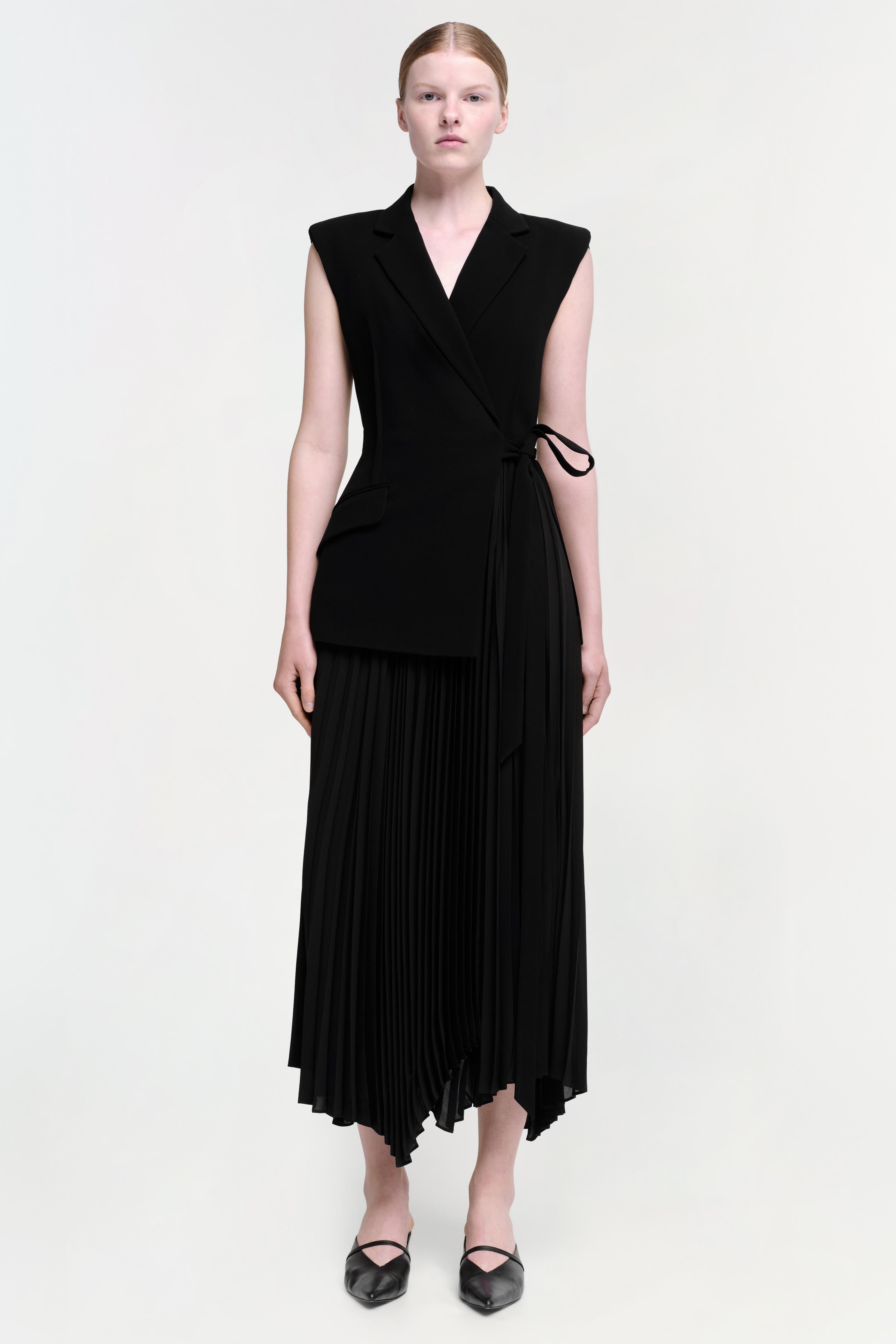 Helena Combo Blazer Dress Black SIMKHAI