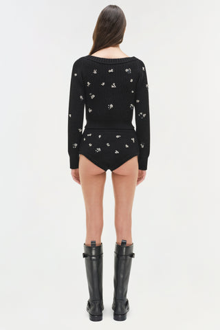 Georgie Embellished Knit Knickers
