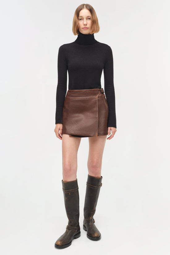 Madeline Leather Mini Skirt