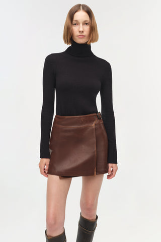 Madeline Leather Mini Skirt