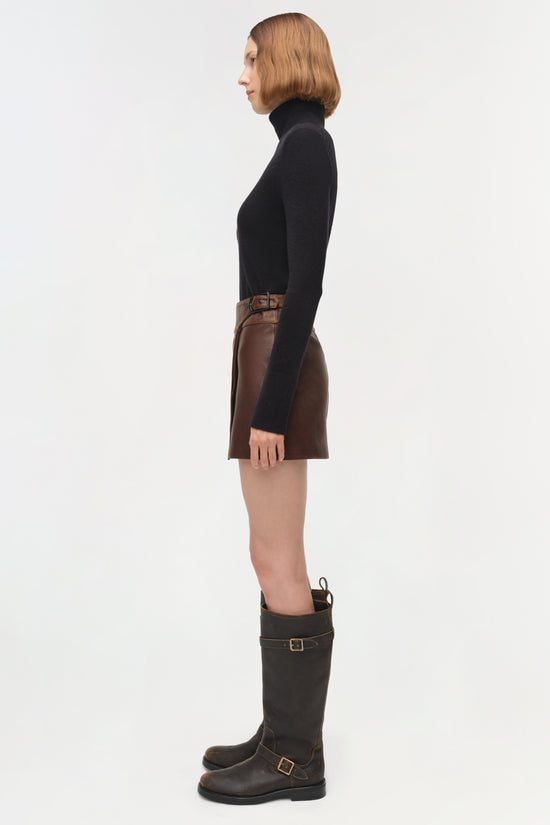 Madeline Leather Mini Skirt