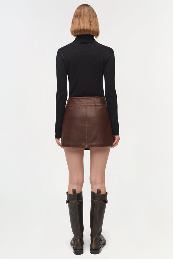 Madeline Leather Mini Skirt
