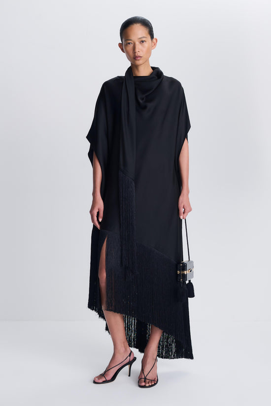 Nadine Satin Midi Dress