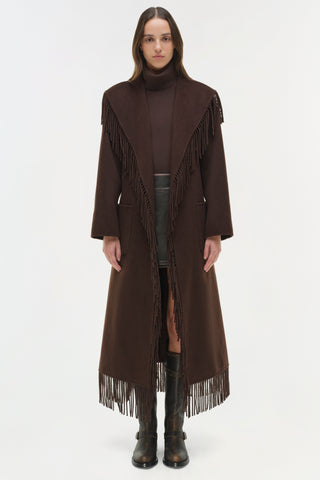 Carrie Fringe Coat