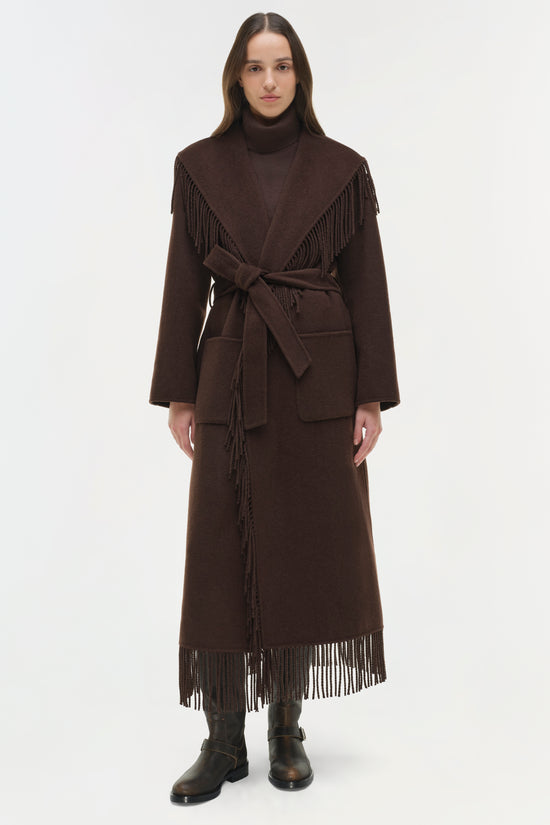 Carrie Fringe Coat