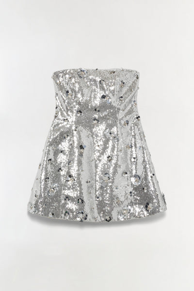 Arta Embellished Sequin Bustier Mini Dress – SIMKHAI