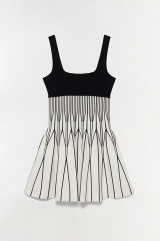 Cynder Illusion Knit Mini Dress