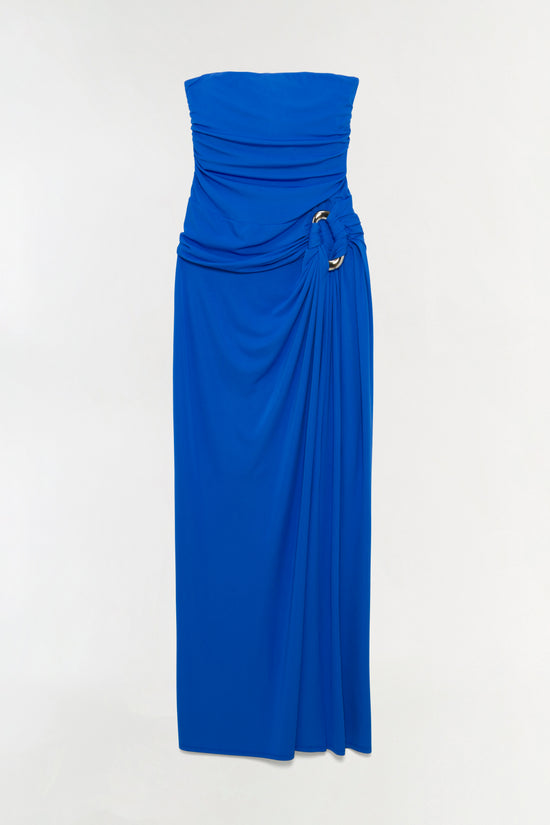 Emma Draped Jersey Bustier Gown