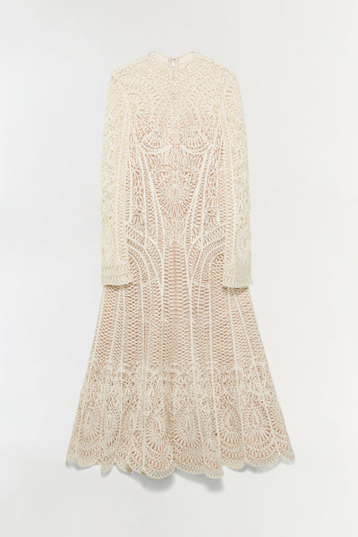 Fiona Guipure Midi Dress – SIMKHAI