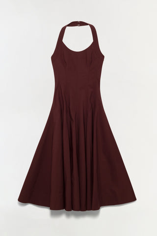 Melissa Cotton Halter Midi Dress