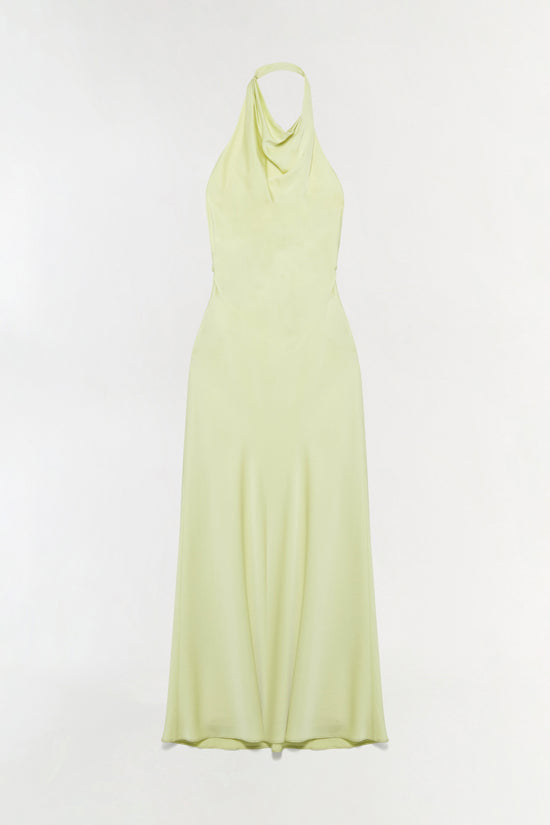 Reannon Draped Satin Gown