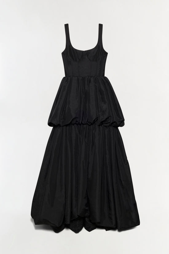 Tabitha Taffeta Tiered Bubble Dress
