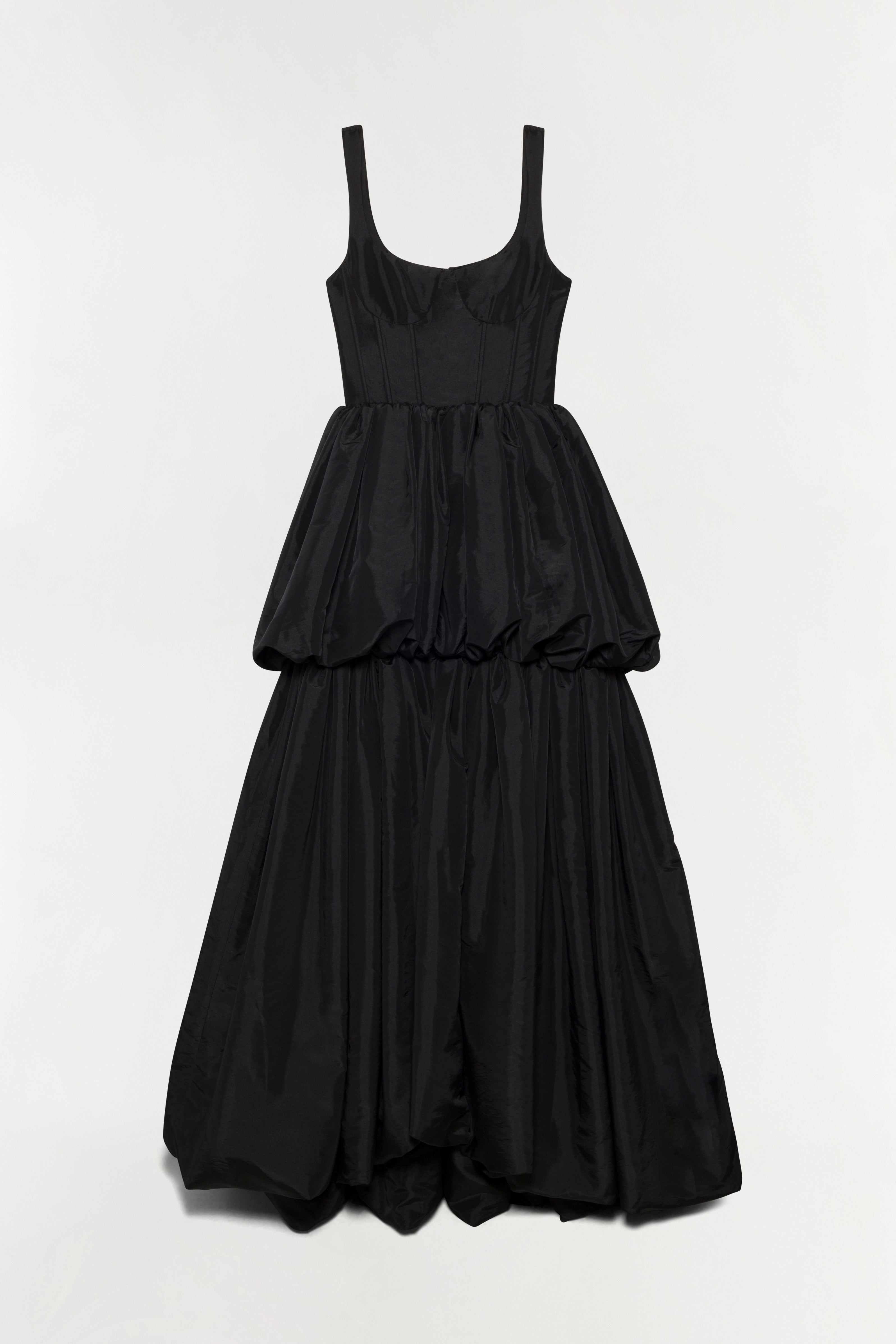 Tabitha Taffeta Tiered Bubble Dress SIMKHAI Tabitha Taffeta Tiered Bubble Dress SIMKHAI