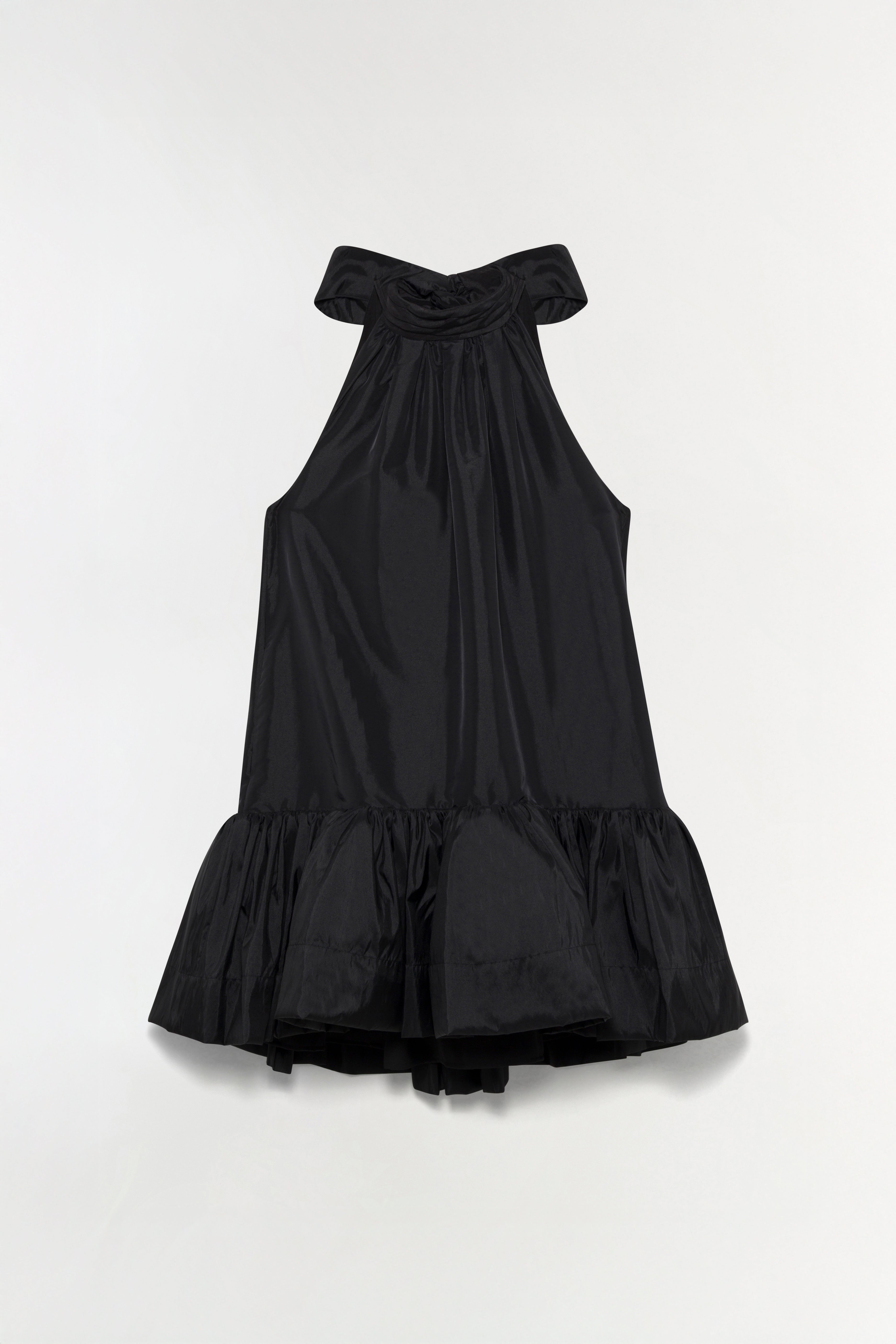 kesy bow tie mini dress black Kesy Bow Tie Mini Dress Cream / Black