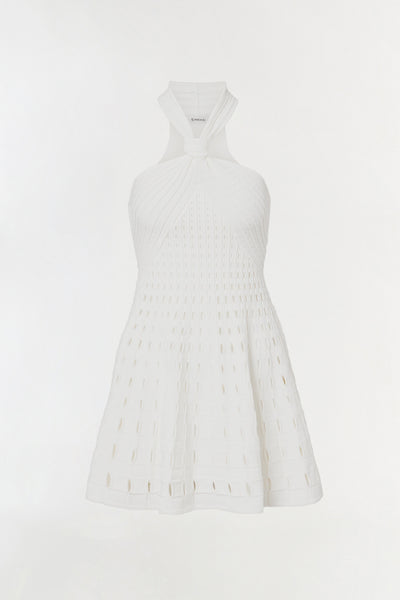 Jenna Eyelet Knit Mini Dress – SIMKHAI