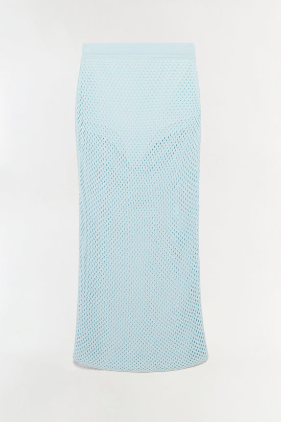 Demitri Mesh Knit Midi Skirt
