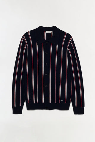 Elio Wool Collared Cardigan