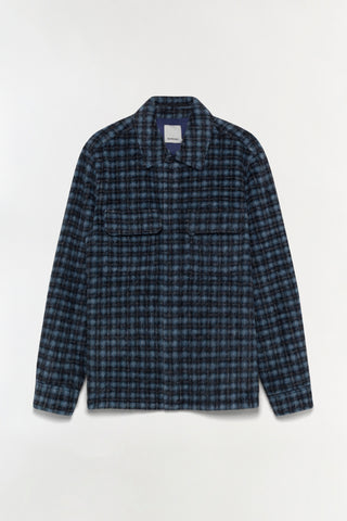 Caleb Brushed Plaid Shirt Jacket