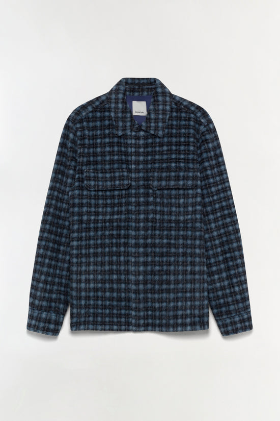 Caleb Brushed Plaid Shirt Jacket