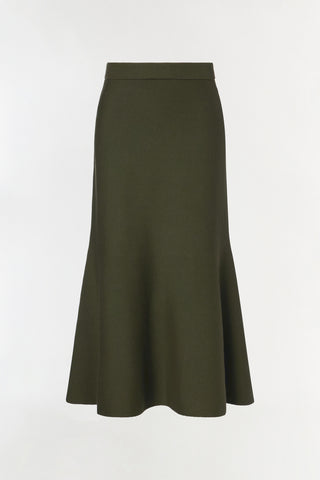 Layne Wool Midi Skirt