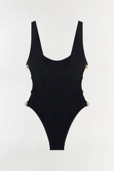 Mona Studded Scoop Neck One Piece – SIMKHAI
