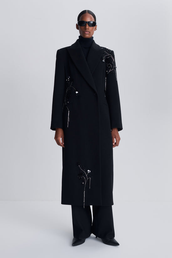 Cappotto in lana Gianni Embellished