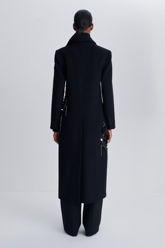 Cappotto in lana Gianni Embellished