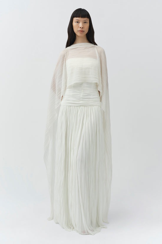 Genoa Crinkle Jersey Cape