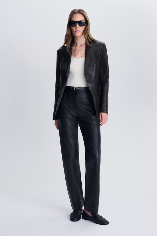 Iressa Leather Blazer