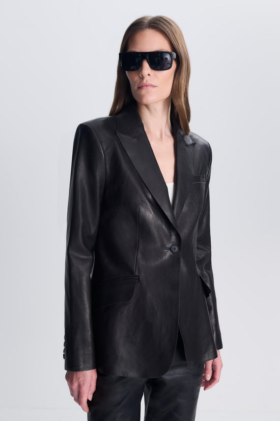 Iressa Leather Blazer