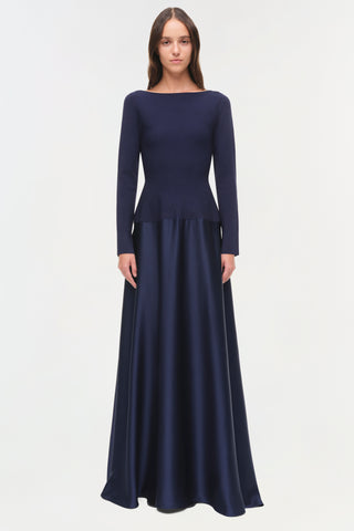 Paola Satin Knit Gown