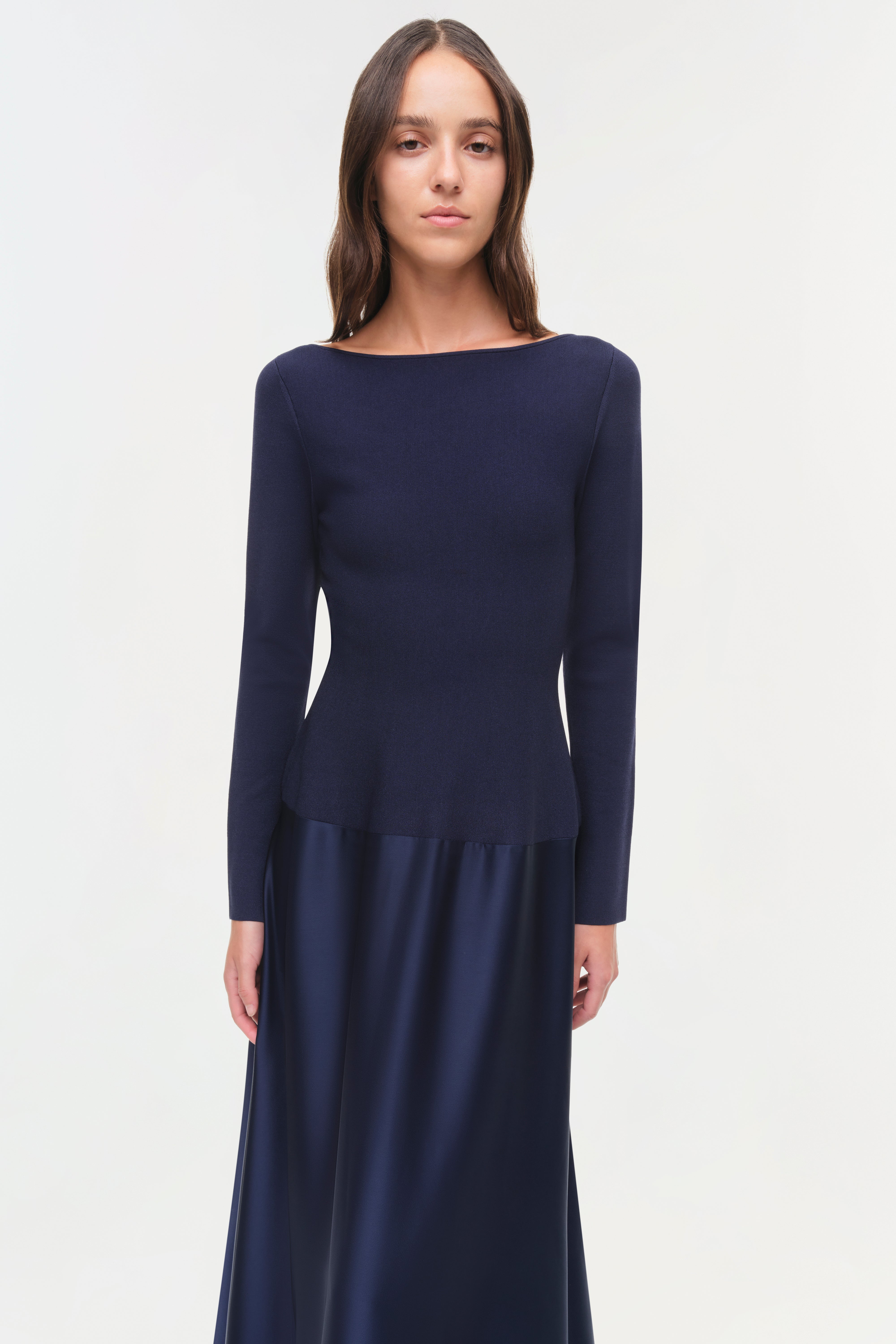 Paola Satin Knit Gown Paola Satin Knit Gown