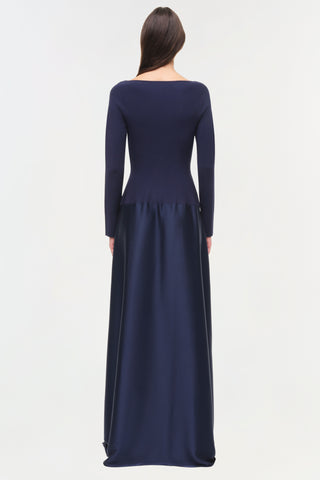 Paola Satin Knit Gown
