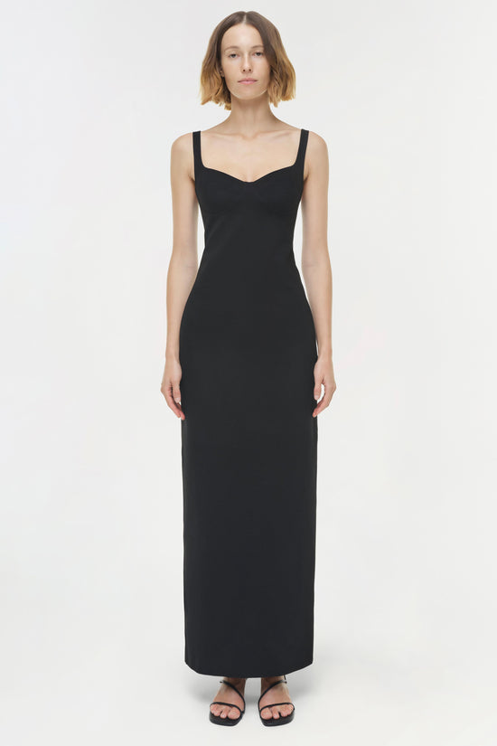 Cabot Sculpted Scuba Maxi Dress