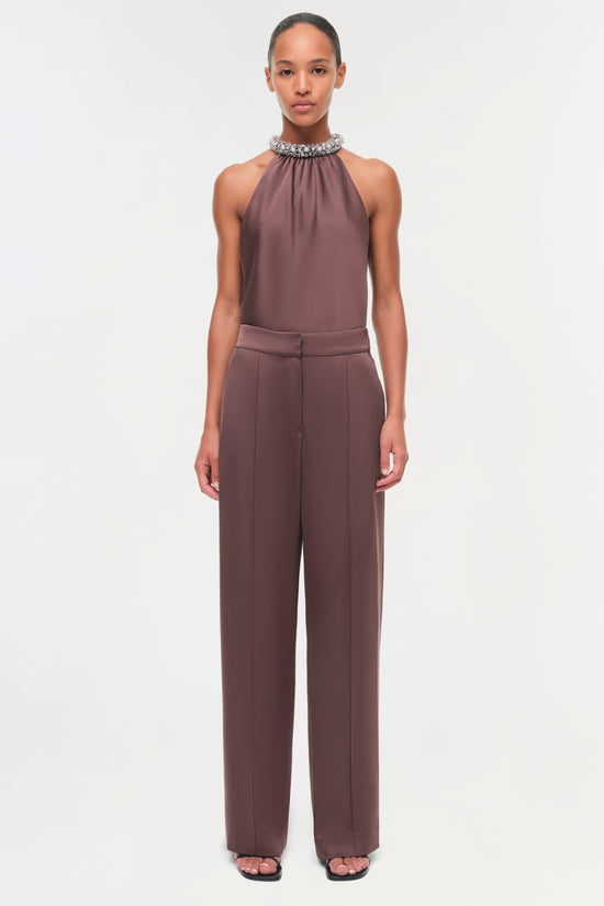 Kyra Satin Wide Leg Pant